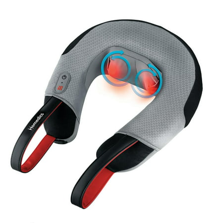 Homedics Neck Massager W Heat and Deep-Kneading Shiatsu Motion