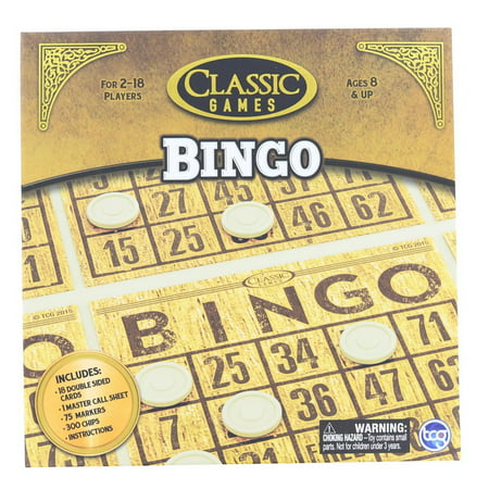Classic Games Wood Bingo Set