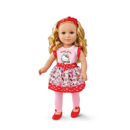 My Life As Poseable Hello Kitty Baker Doll 18inch Blonde Hair  Gray Eyes
