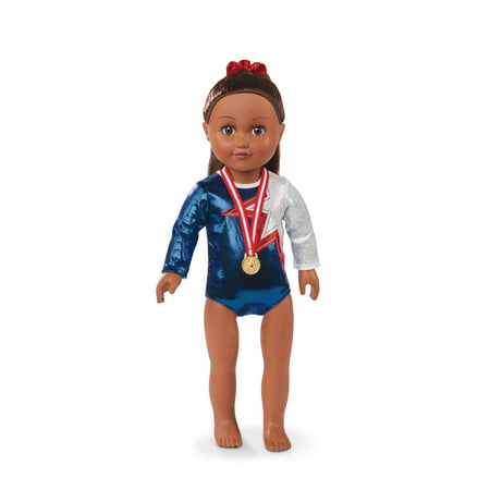 My Life As Poseable Professional Gymnast Brown Hair Fashion Doll